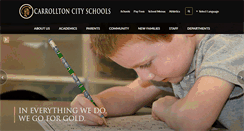 Desktop Screenshot of carrolltoncityschools.net