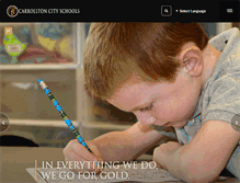 Tablet Screenshot of carrolltoncityschools.net